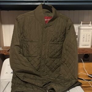Arizona Jean Company Green Lightweight Quilted Jacket